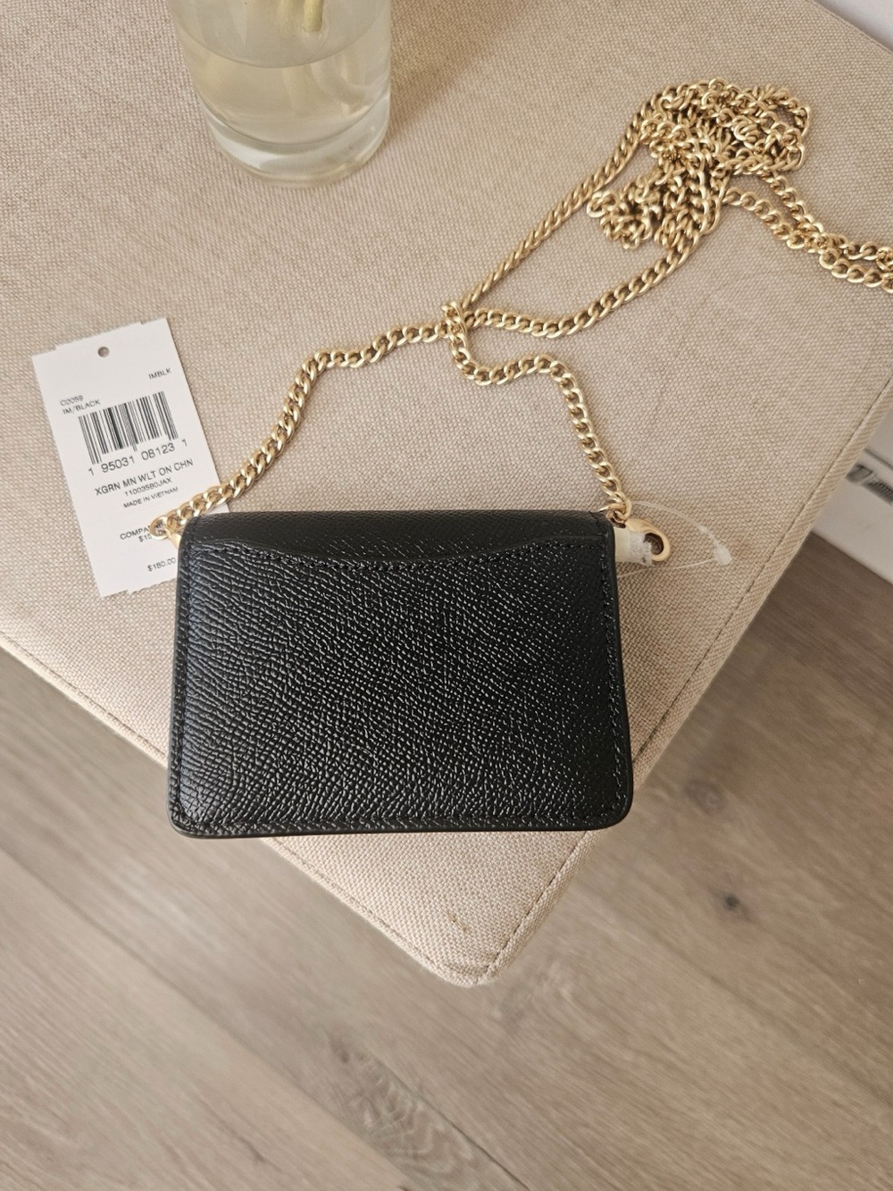 Coach Mini Wallet On A Chain Black Brand New! - Picture 2 of 7